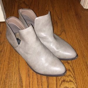 Grey booties